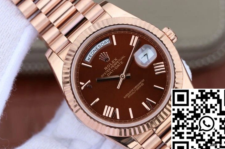 Rolex Date 40mm Factory EW 228235 Brown Day Dial 0507